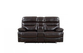 9442 - Brown Console LoveseatModel:  9442-BROWN-CL